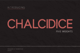 Chalcidice Font Family