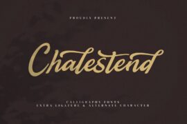 Chalestend Font Family