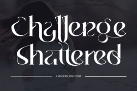 Challenge shattered demo Font