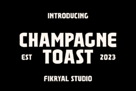 Champagne Toast Font