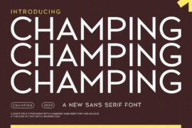 CHAMPING Font