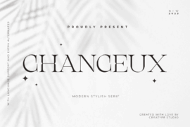 Chanceux Font