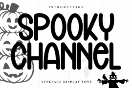 Channel Halloween Font