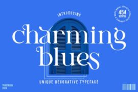 charming blues Font