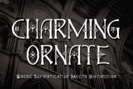 Charming Ornate – Personal use Font