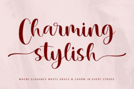 Charming Stylish – Personal use Font