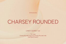 Charsey Rounded Demo Font