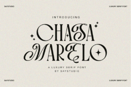 Chasa Marelo DEMO Font