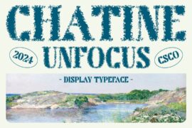 Chatine Unfocus Demo Font