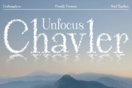 Chavler Unfocus Demo Font