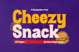 Cheezy Snack DEMO Font