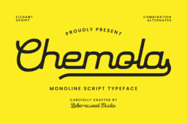 Chemola Demo Font