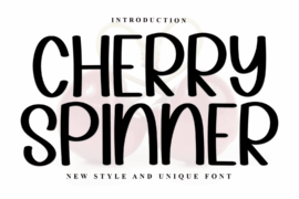 Cherry Spinner Font