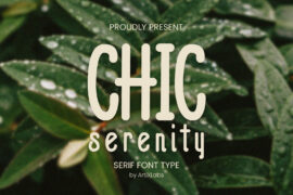 Chic Serenity DEMO Font
