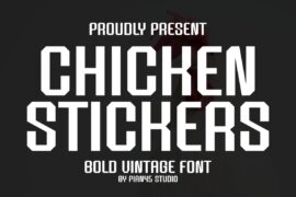 Chicken Stickers Font