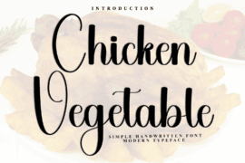 Chicken Vegetable Font