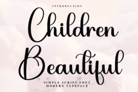 Children School Font