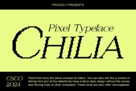 Chilia Pixel Demo Font