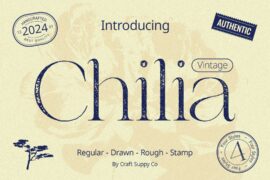 Chilia Vintage Demo Font