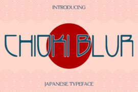 Chioki Blur Demo Font