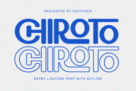 Chiroto DEMO Font