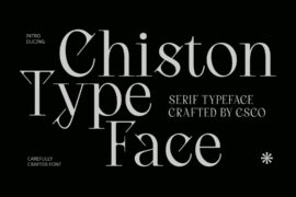 Chiston Demo Font