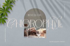 Chlorophyll Font