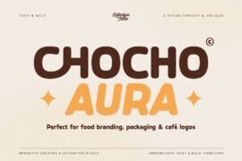 Chocho Aura Demo Font