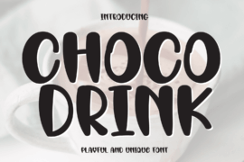 Choco Drink Font