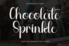 Chocolate Sprinkle Font