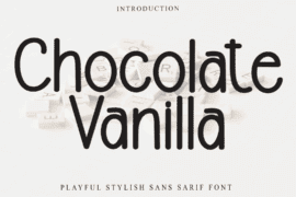 Chocolate Vanilla Font