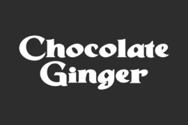 ChocolateGingerDemo Font