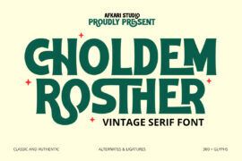 Choldem Rosther Font