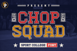 CHOP SQUAD Font
