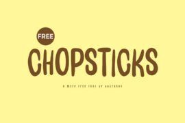 Chopsticks Font