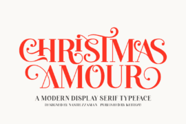 Christmas Amour Font