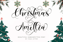 Christmas Bertha Font