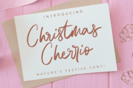 Christmas Cherrio Font