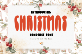 Christmas Condense – Personal U Font