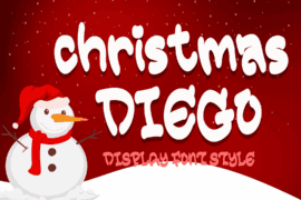 Christmas Diego Demo Font
