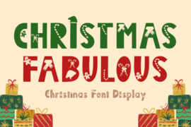 Christmas Fabulous Font