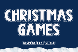 Christmas Games Font