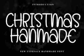 Christmas Hanmade Font