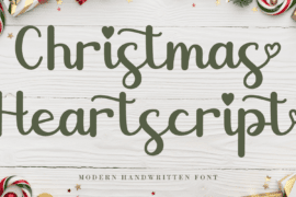 Christmas Heartscript Font