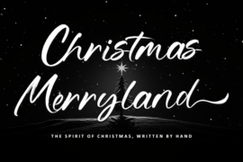 Christmas Merryland – Personal use Font