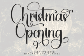 Christmas Opening Font