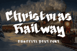 Christmas Railway Demo Font
