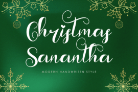 Christmas Sanantha Font
