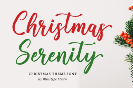 Christmas Serenity Font