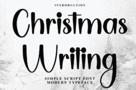 Christmas Writing Font